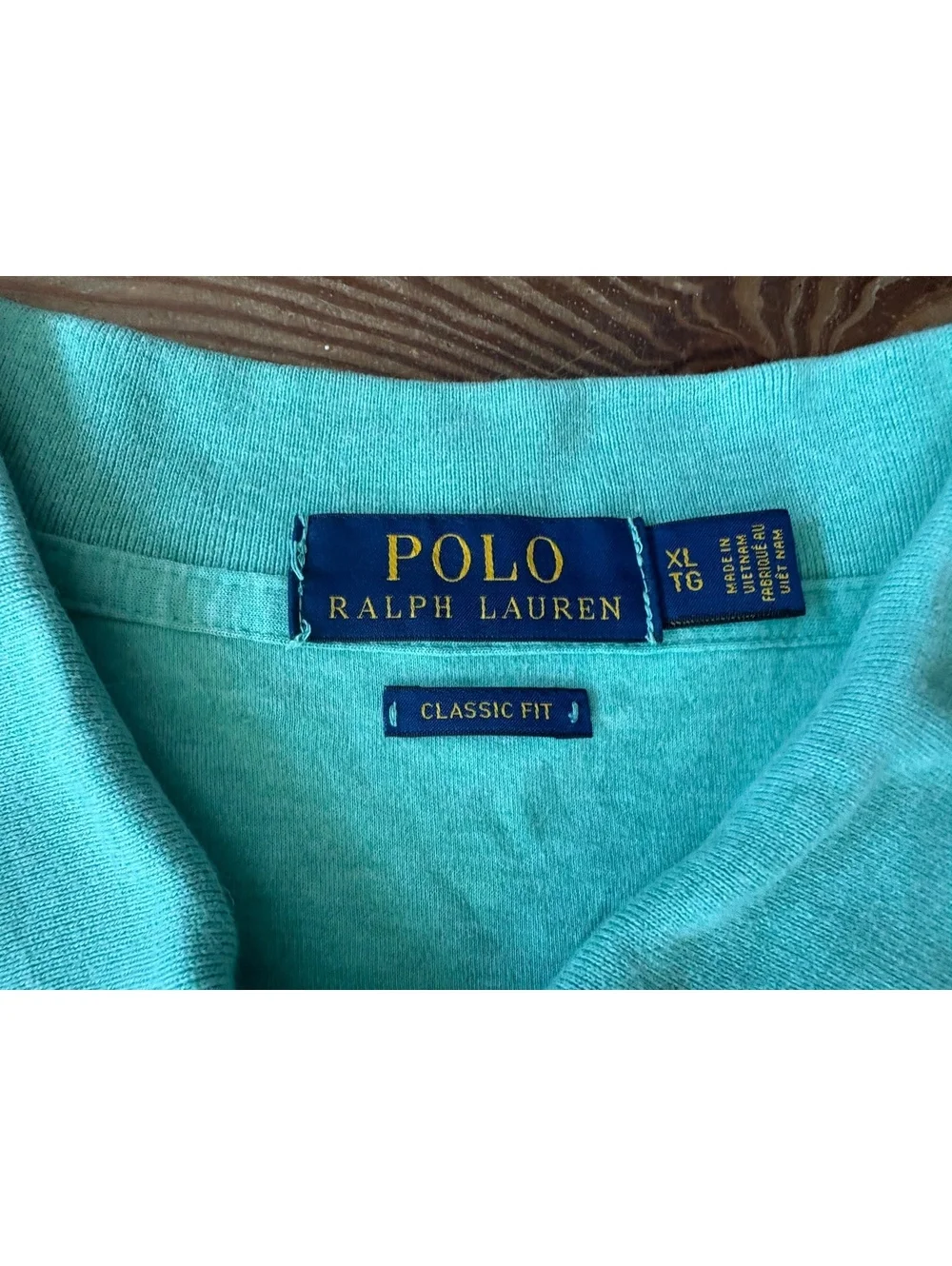 Polo Ralph Lauren Men’s XL Classic Fit Mint Green Cotton Polo Shirt